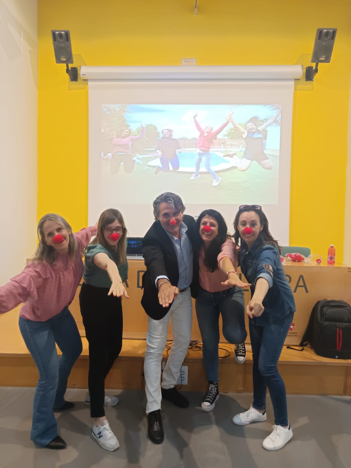 Actividad en clase con disfraces