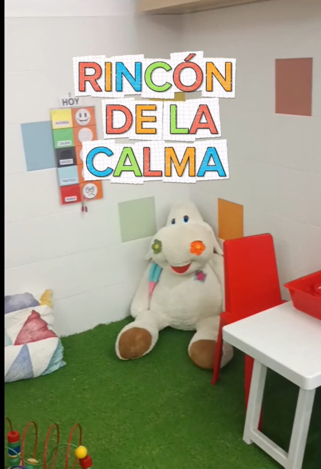 Rincón de la calma en el aula