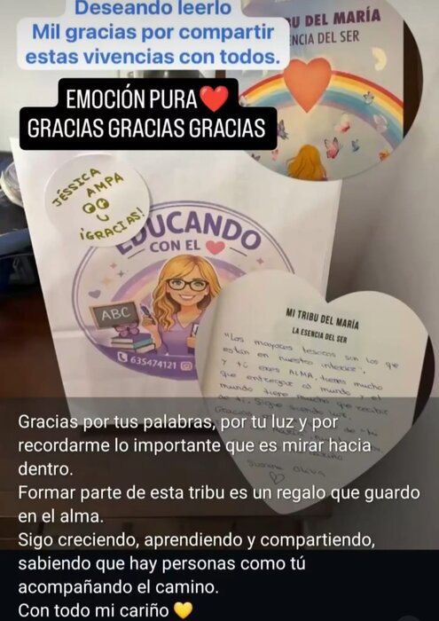 Mensaje real de una lectora sobre Mi Tribu del María